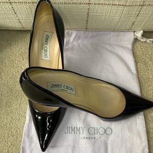 Jimmy Choo patent leather pumps -39.5 EUC